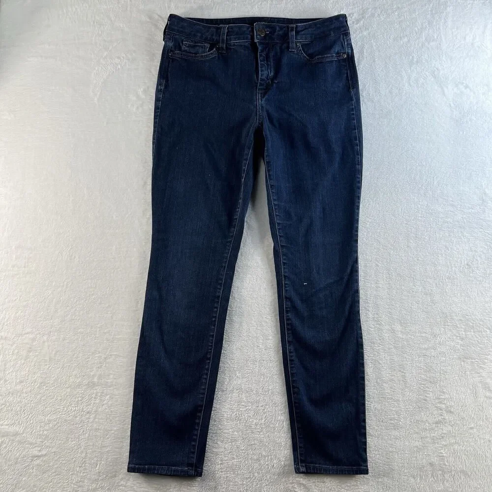 NYDJ 12 Ami Skinny Legging Jeans‎ Mid Rise Lift Tuck Tech Women’s Stretch Blue
